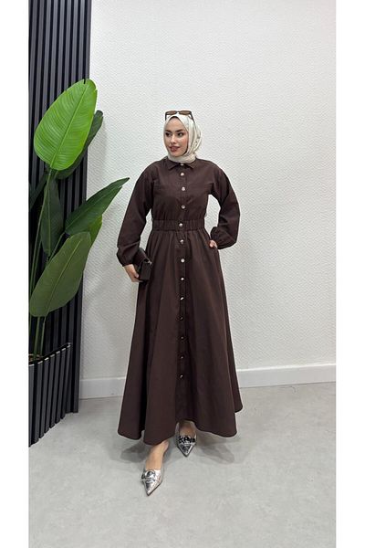 BRN IŞIK TESETTÜR Ραπαλίν Φόρεμα Hijab