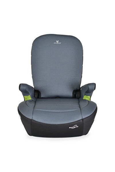 OEM Inaltator Auto cu Isofix tip scaun, Cangaroo Galaxy Grey, Spatar rabatabil,standard ECE R129.03