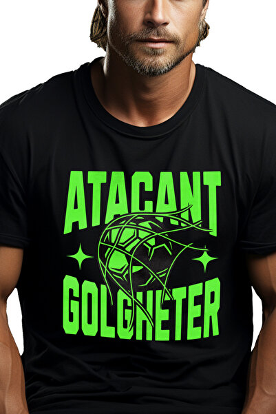 StoryGift Romania Tricou Barbati Minge De Fotbal In Poarta Mesaj Atacant Golg...