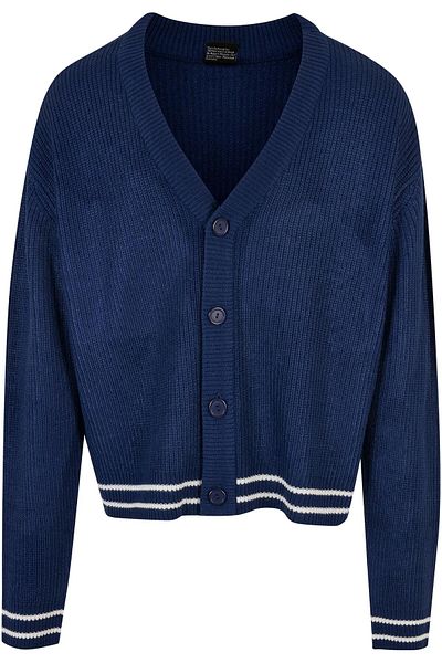 Urban Classics Herren Sporty Boxy Cardigan