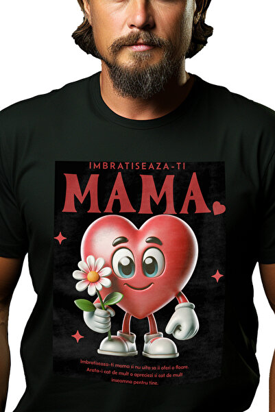 StoryGift Romania Tricou Barbati Imbratisare-mama, Cea Mai Buna Mama Familie ...