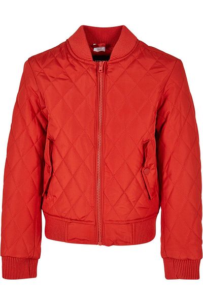 Urban Classics Damen Girls Diamond Quilted Nylon Jacket
