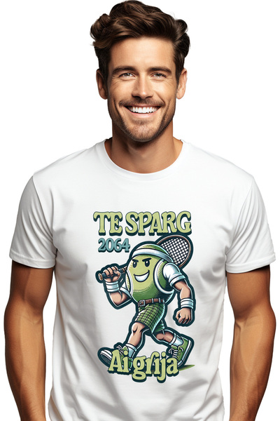 StoryGift Romania Tricou Barbati Minge De Tenis Teren Sport Ai Grija Competit...