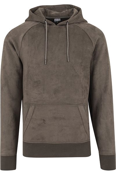 Urban Classics Herren Imitation Suede Hoody