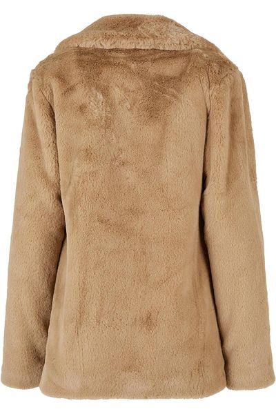 Urban Classics Damen Ladies Lapel Teddy Jacket