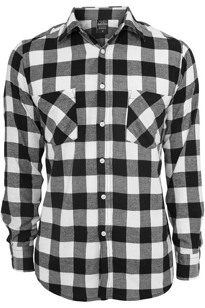 Urban Classics Herren Checked Flanell Shirt