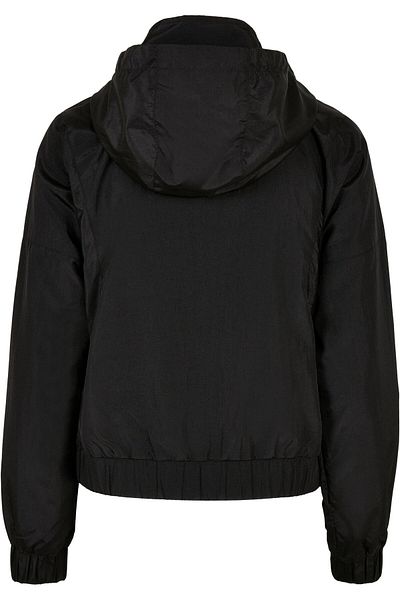 Urban Classics Damen Oversized-Jacke aus glänzendem Crinkle-Nylon