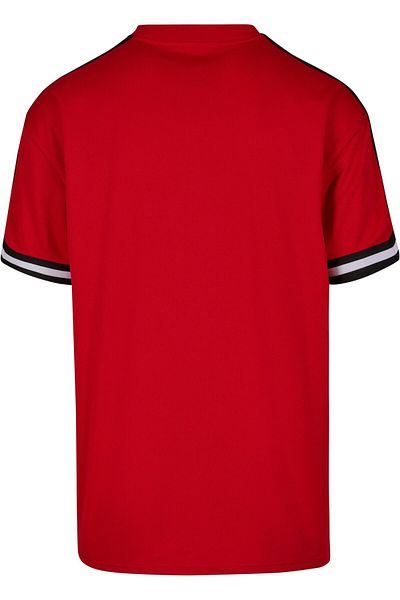 Urban Classics Herren Oversized Stripes Mesh Tee