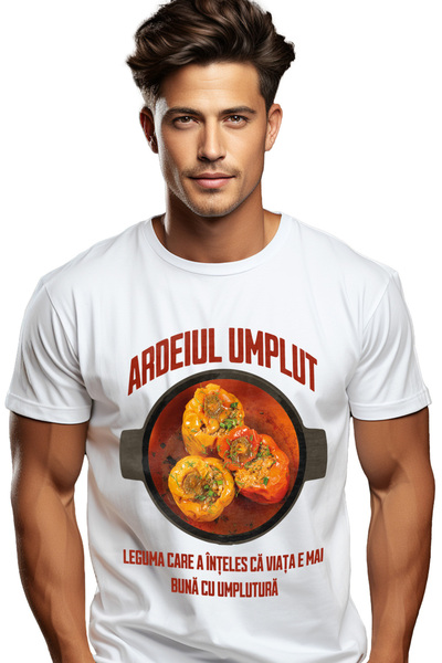 StoryGift Romania Ανδρικό T-Shirt Μελλοντική Πιπεριά με Γέμιση, Καλύτερη με Γ...