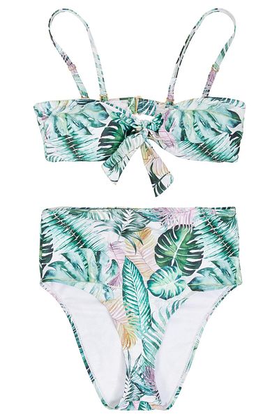 Urban Classics Damen Ladies High Waist Pattern Bikini