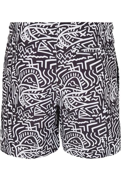 Urban Classics Herren Pattern Swim Shorts