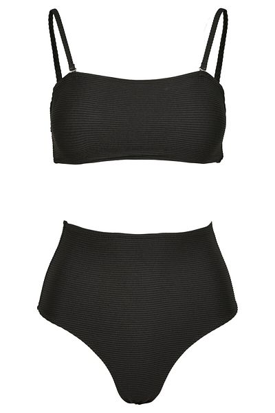Urban Classics Damen Ladies High Waist Bandeau Bikini