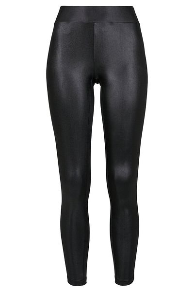 Urban Classics Damen Ladies Synthetic Leather Leggings 2-pack