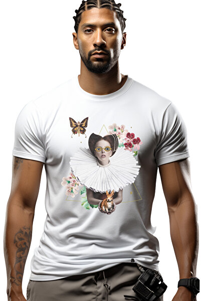 StoryGift Romania Tricou Barbati Cu Femeie, Abstract, Fantasy, Alice In Tara ...