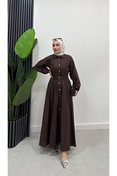 BRN IŞIK TESETTÜR Ραπαλίν Φόρεμα Hijab