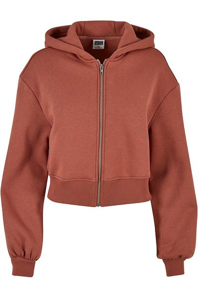 Urban Classics Damen Ladies Short Oversized Zip Jacket
