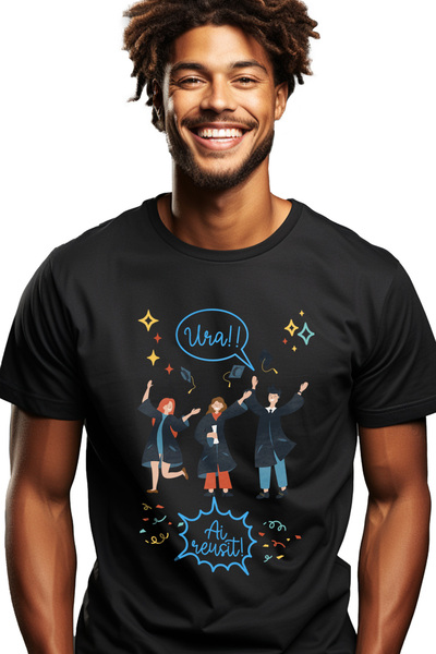 StoryGift Romania Ανδρικό T-shirt Ουράλια!!! Τα έφτασες, Αποφοίτηση Σχολείου ...