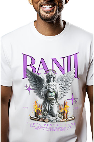 StoryGift Romania Tricou Barbati Inger Cu Dolari Americani - Banii Si Lupta C...