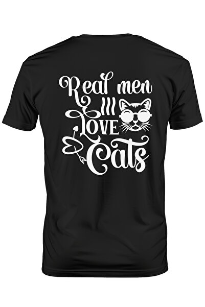 StoryGift Romania Tricou bărbătesc cu mesajul în engleză „adevărații bărbați ...