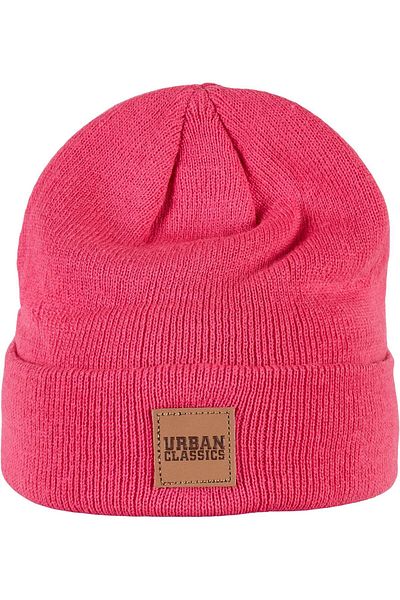 Urban Classics Damen Logopatch Beanie Kids 2-pack