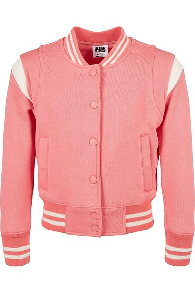 Urban Classics Damen Girls Inset College Sweat Jacket