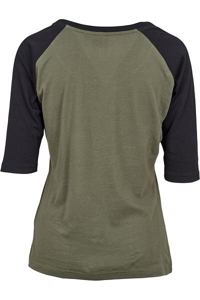 Urban Classics Damen Ladies 3/4 Contrast Raglan Tee