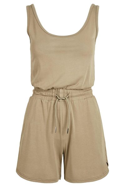 Urban Classics Damen Ladies Short Sleeveless Modal Jumpsuit