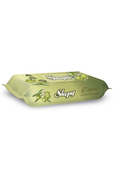 Skygo Sleepy Olive Oil Wet Towel Wipes 25 Sheets