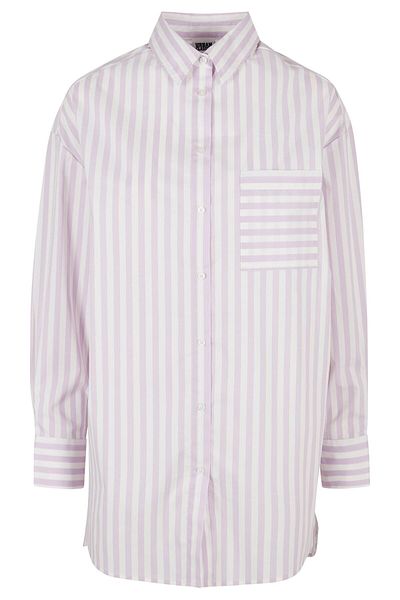 Urban Classics Damen Ladies Oversized Stripe Shirt