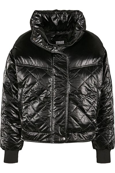 Urban Classics Damen Ladies Vanish Oversized Diamond Quilt Jacket