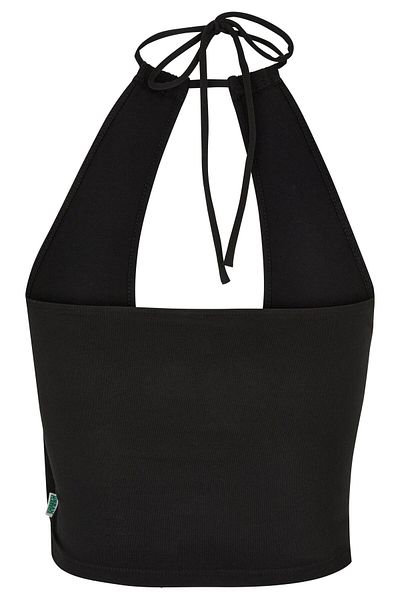 Urban Classics Damen Ladies Short Wraped Neckholder Top