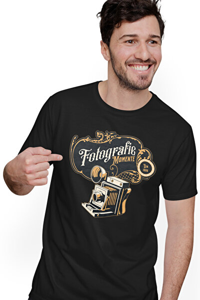 StoryGift Romania Tricou Barbati Fotografie Momente, Aparat Foto Vintige Din ...