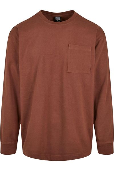Urban Classics Herren Heavy Oversized Pocket Longsleeve
