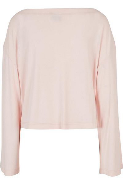 Urban Classics Damen Ladies Short Modal Bateau Necklinie Longsleeve