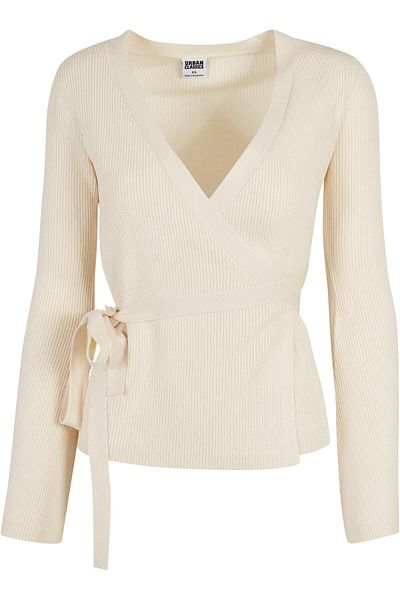 Urban Classics Damen Ladies Rib Knit Wrapped Cardigan