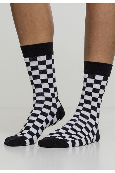 Urban Classics Accessoires Checker Socks 2-Pack