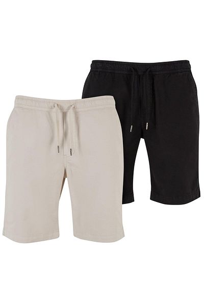 Urban Classics Stretch Twill Joggshorts 2-pack