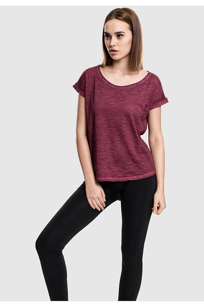 Urban Classics Damen Ladies Long Back Shaped Spray Dye Tee