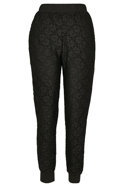 Urban Classics Damen Ladies Lace Jersey Jog Pants