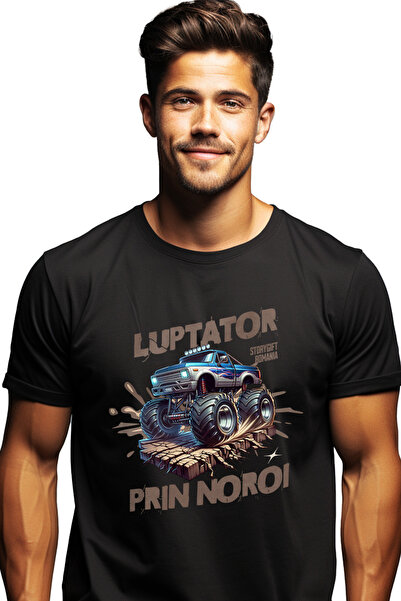 StoryGift Romania Tricou Barbati Luptator Prin Noroi Masina Off-road Aventura...