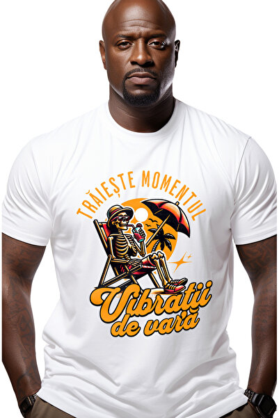 StoryGift Romania Tricou Barbati Traieste Momentul, Vibratii De Vara Schelete...