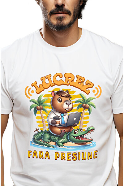 StoryGift Romania Tricou Barbati Lucrez Fara Presiune Animal Cu Camasa Si Cra...