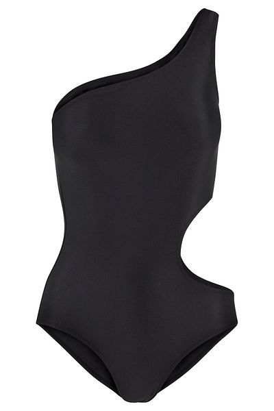 Urban Classics Damen Ladies Asymmetric Cut Out Swimmsuit