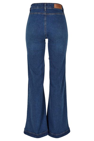 Urban Classics Damen Ladies Vintage Flared Denim Pants
