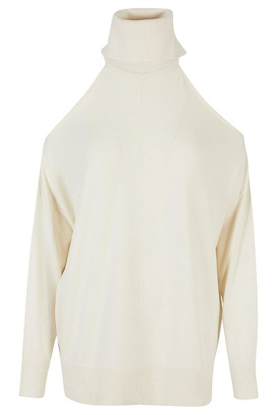 Urban Classics Damen Ladies Cold Shoulder Turtelneck Sweater
