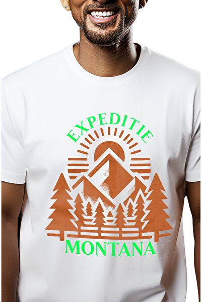 StoryGift Romania Men's T-Shirt Expedition Montana Nature Mountain Camping Ad...