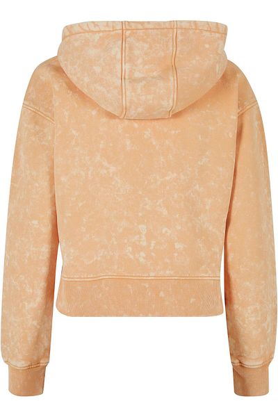 Urban Classics Damen Ladies Short Oversized Towel Washed Zip Hoody
