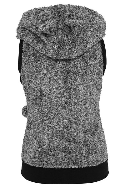 Urban Classics Damen Ladies Melange Teddy Vest
