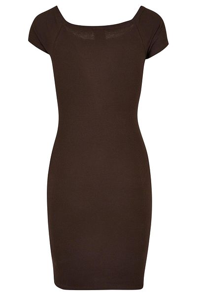 Urban Classics Damen Ladies Off Shoulder Rib Dress
