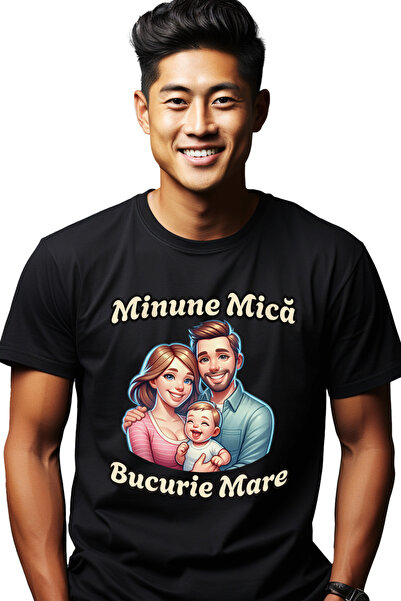 StoryGift Romania Tricou Barbati Minunea Noastra Mica, Bucuria Noastra Mare, ...